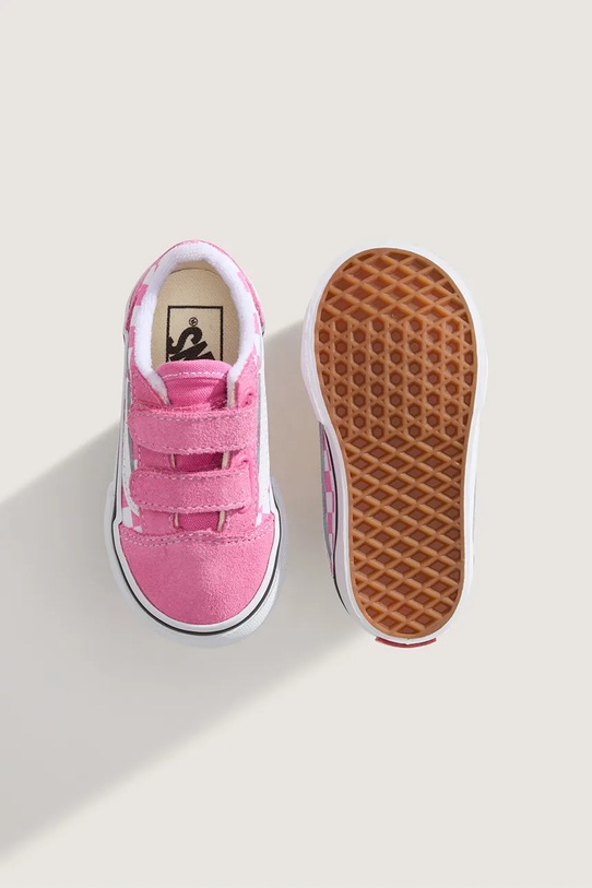 Vans OLD SKOOL ниски кецове за деца розов VN000CTGFRQ1