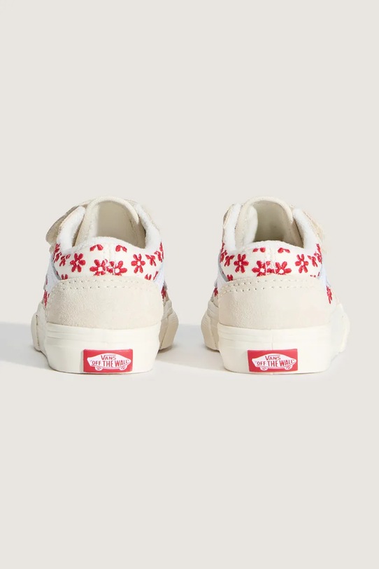 Момиче Vans OLD SKOOL високи кецове за деца VN000CTGIZQ1 бежов