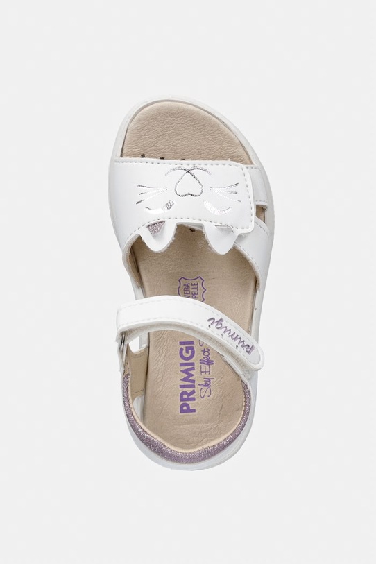 Primigi sandale pentru copii, din piele alb 1384000