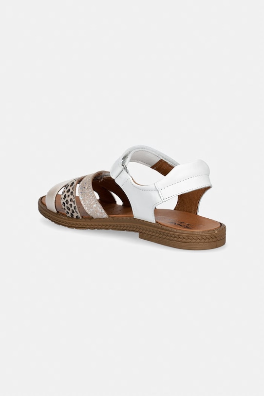 Κοριτσίστικα Primigi σανδάλια με ανοιχτό τακούνι Παιδικά δερμάτινα 1387011.36.38 μπεζ