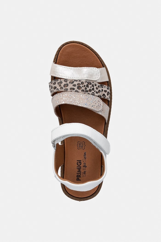 Primigi σανδάλια με ανοιχτό τακούνι Παιδικά δερμάτινα μπεζ 1387011.36.38