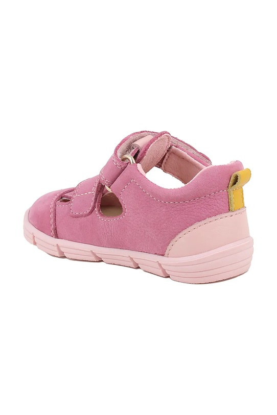 Dziewczynka Primigi sandały z zakrytymi palcami dziecięce skórzane 1404211 różowy