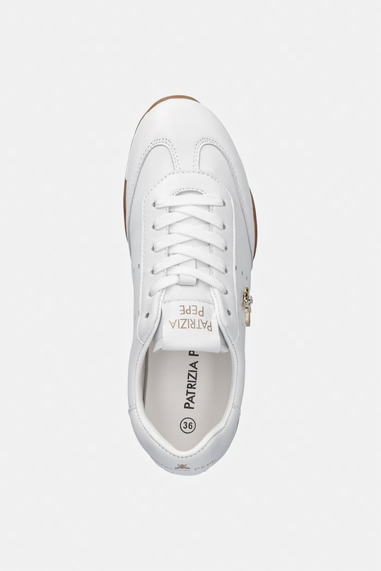 Patrizia Pepe sneakersy dziecięce skórzane biały PPJ363