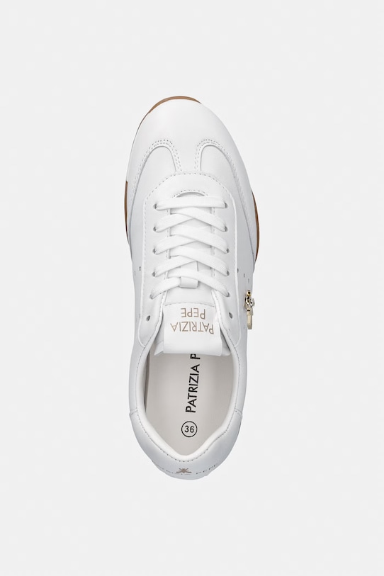 Patrizia Pepe sneakersy dziecięce skórzane biały PPJ363