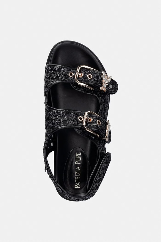 Patrizia Pepe sandale za djecu crna PPJ383