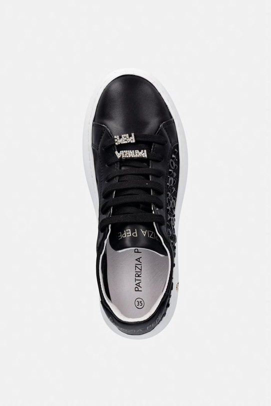 Patrizia Pepe sneakersy dziecięce czarny PPJ355