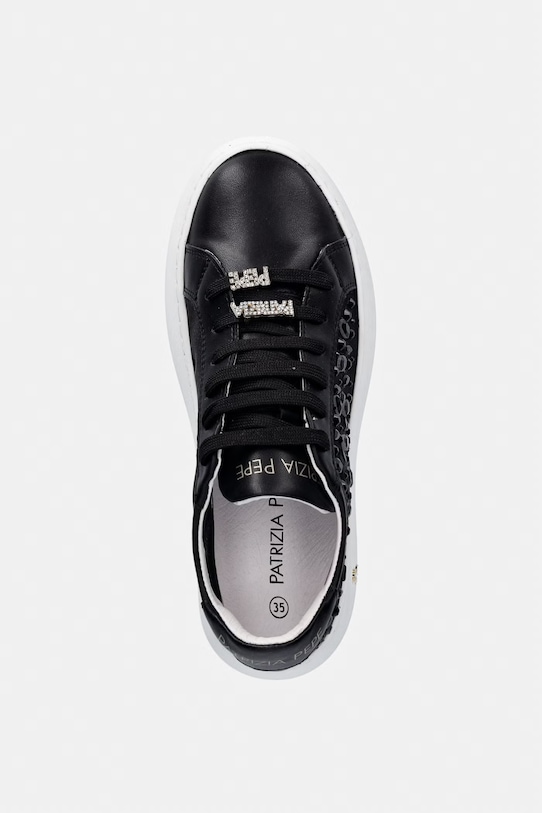 Patrizia Pepe sneakersy dziecięce czarny PPJ355
