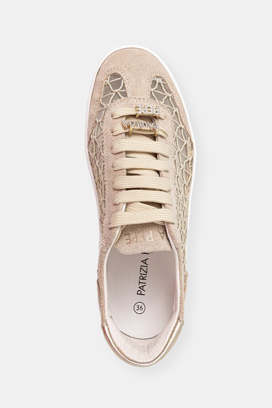 Patrizia Pepe sneakersy dziecięce beżowy PPJ357