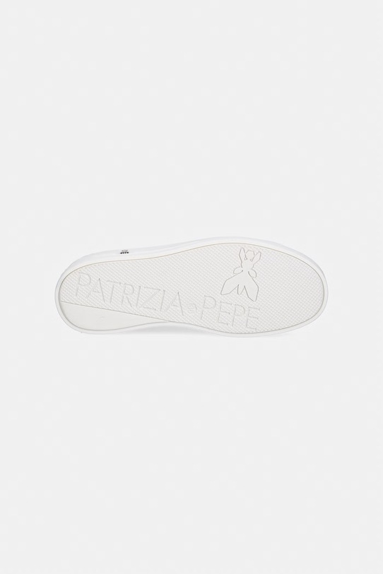 Patrizia Pepe superge otroške usnjene PPJ358 bela