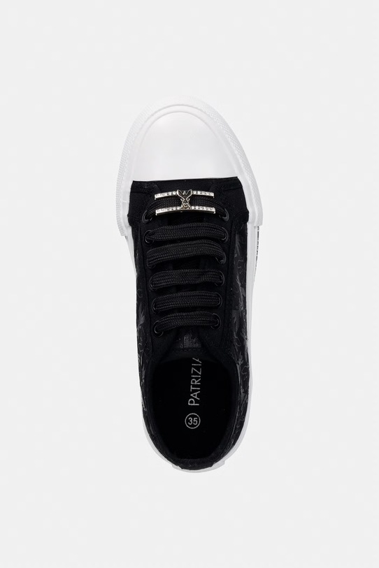 Patrizia Pepe tenisówki dziecięce czarny PPJ371.35.41