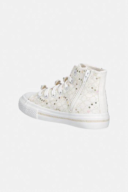 Dziewczynka Patrizia Pepe trampki dziecięce PPK332 beżowy