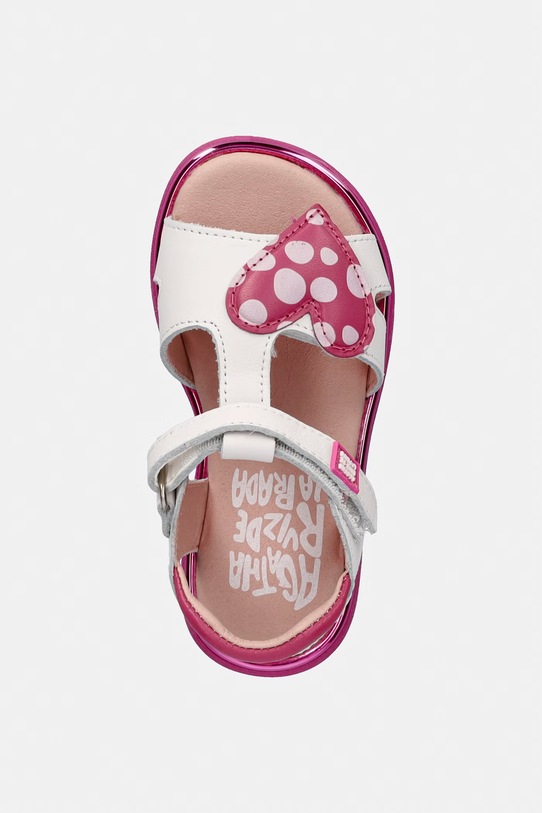 Agatha Ruiz de la Prada sandále detské kožené biela 262961.22.23