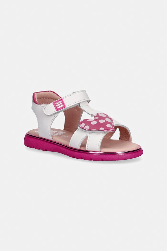Agatha Ruiz de la Prada detské kožené sandále biela 262961.24.27