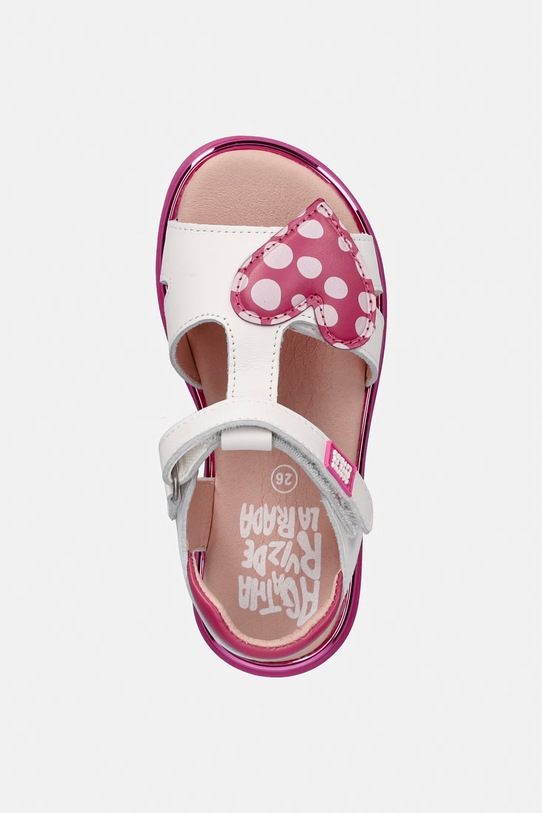 Agatha Ruiz de la Prada detské kožené sandále biela 262961.24.27