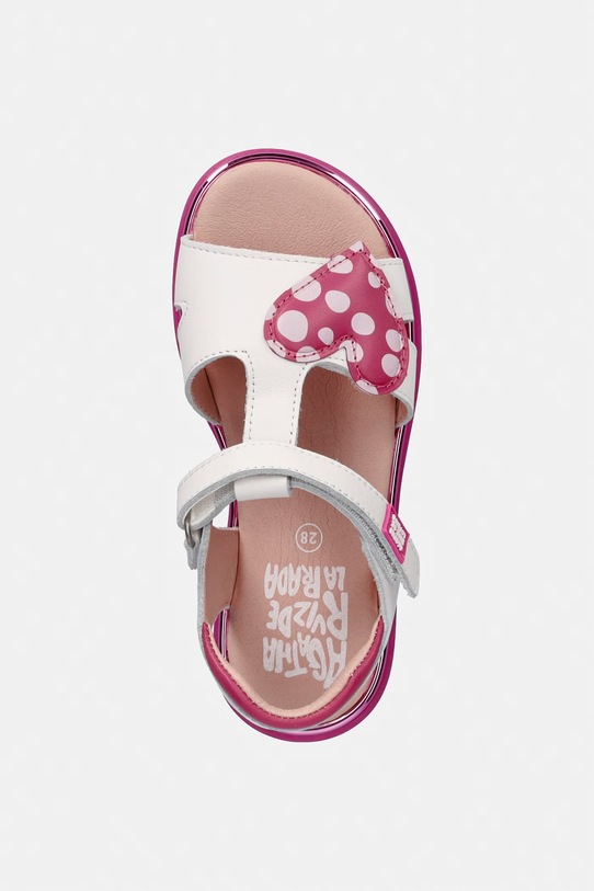 Agatha Ruiz de la Prada sandale za djecu kožne bijela 262961.28.30
