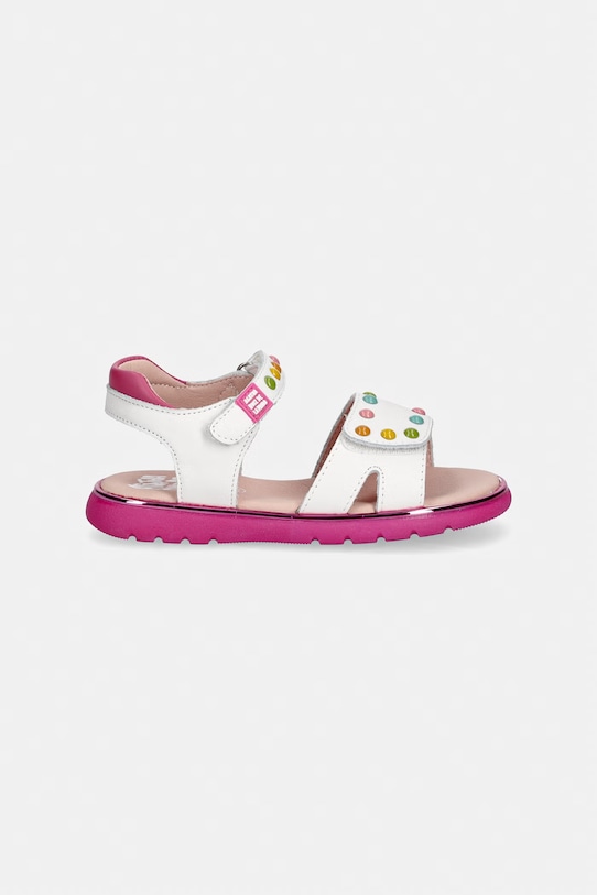 Agatha Ruiz de la Prada sandały dziecięce skórzane 262963.28.30 biały SS26