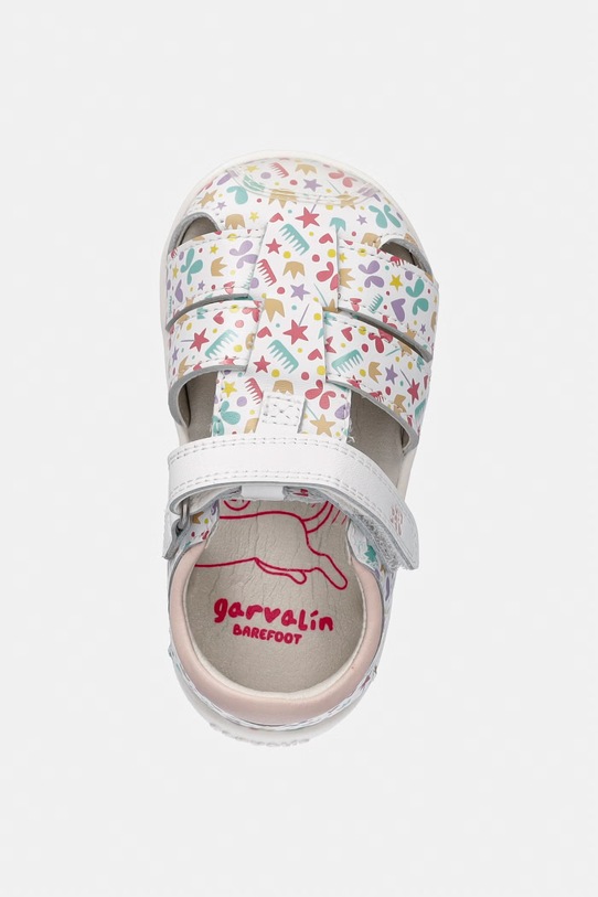 Dětské kožené sandály Garvalin bílá 262326.19.23