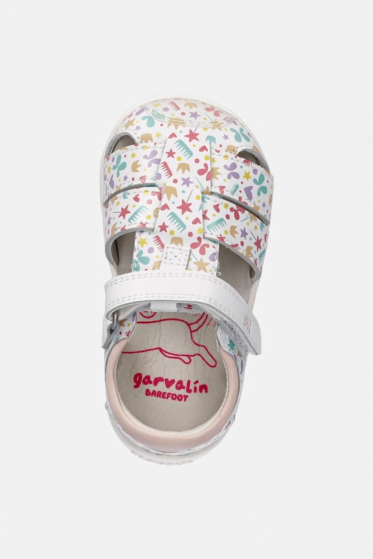 Dětské kožené sandály Garvalin bílá 262326.19.23