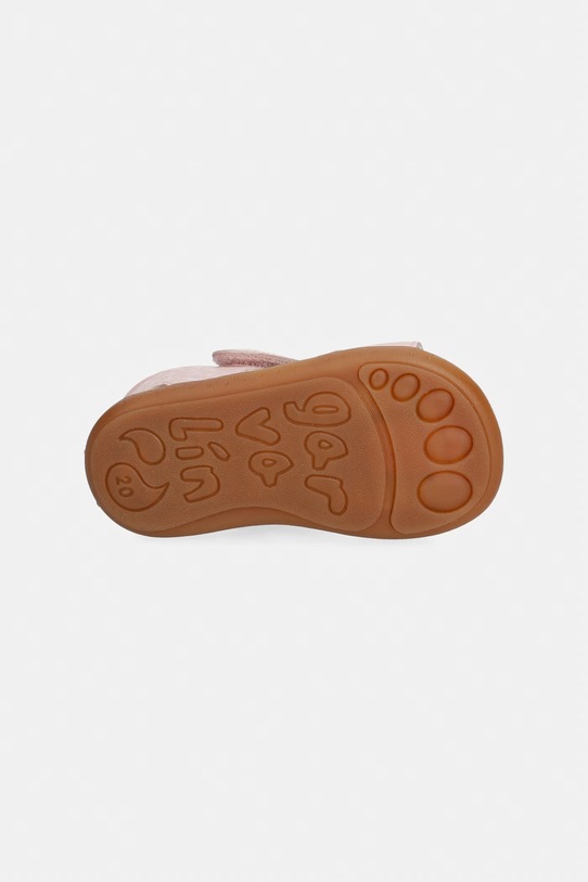 Garvalin sandały dziecięce skórzane 262328.19.23 różowy