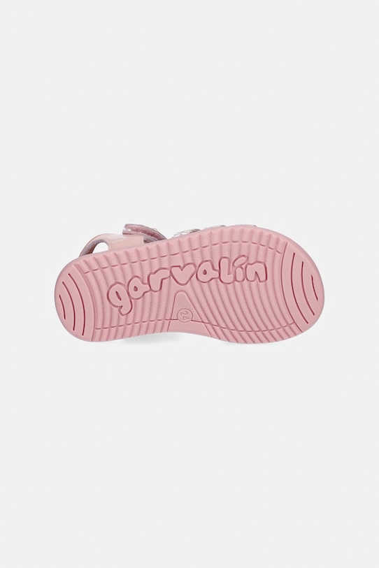 Garvalin sandały dziecięce skórzane 262433 różowy