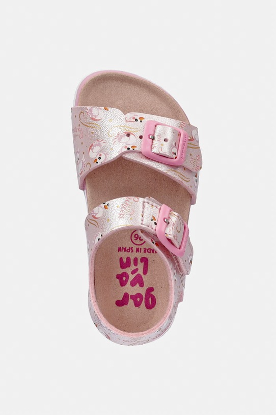 Garvalin sandały dziecięce różowy 262461