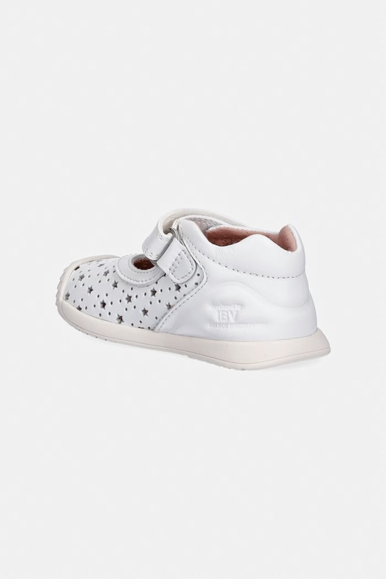 Dziewczynka Biomecanics półbuty dziecięce skórzane 262100. biały