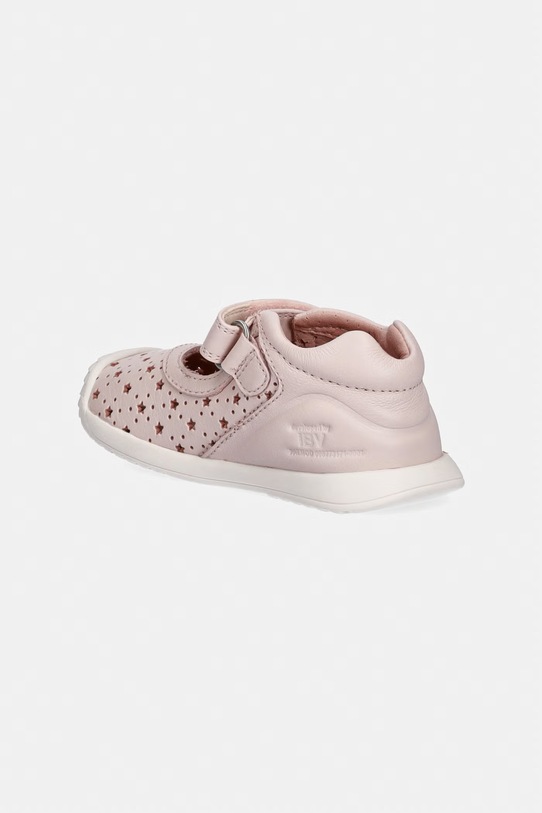 Dziewczynka Biomecanics półbuty dziecięce skórzane 262100. różowy