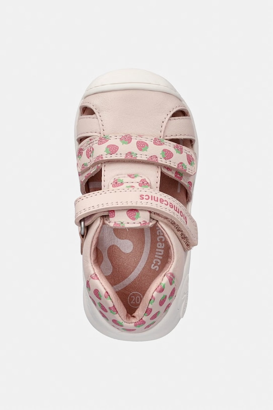 Biomecanics sandały dziecięce skórzane różowy 262107