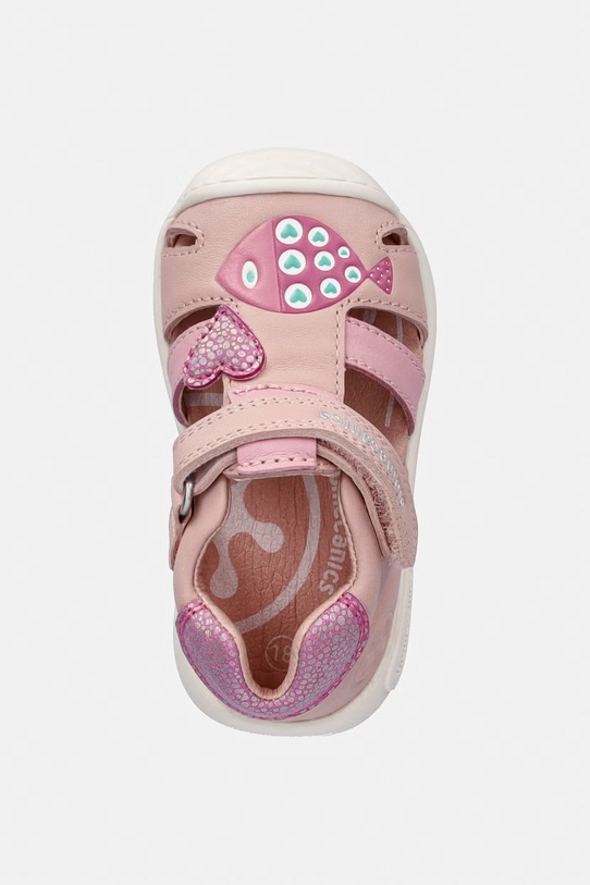 Biomecanics sandały skórzane dziecięce różowy 262108.
