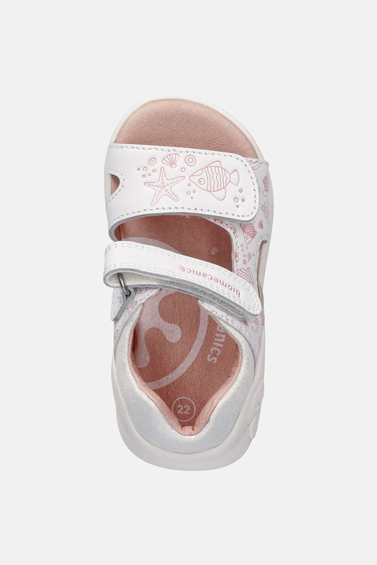 Biomecanics sandały skórzane dziecięce biały 262142