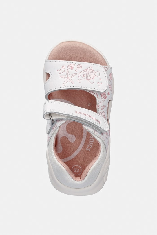 Biomecanics sandały skórzane dziecięce biały 262142