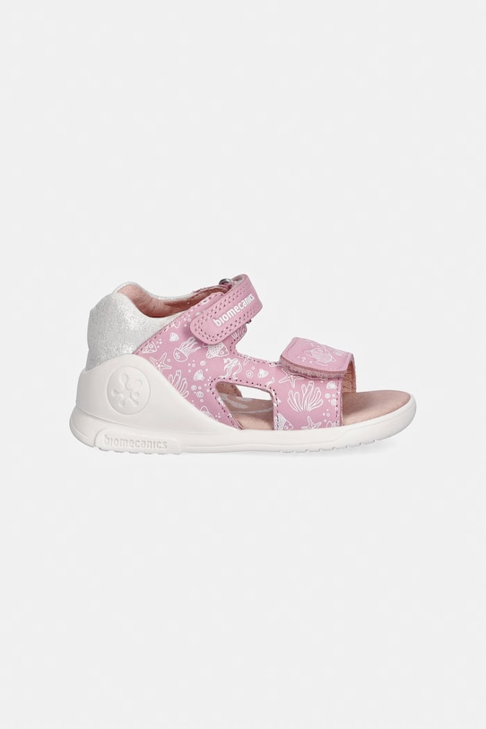 Biomecanics sandały skórzane dziecięce 262142 różowy SS26