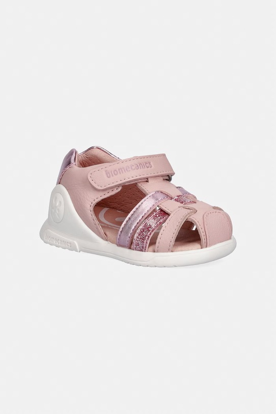 Παιδικά δερμάτινα σανδάλια Biomecanics Βρεφικό προϊόν ροζ 262150.G
