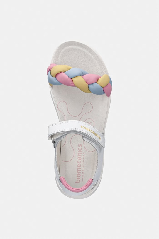 Biomecanics sandały skórzane biały 262220