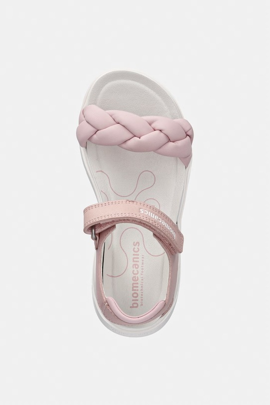 Biomecanics sandały skórzane różowy 262220