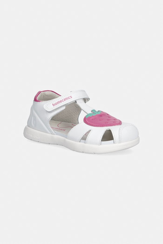 Biomecanics sandali otroški usnjeni bela 262201.28.32