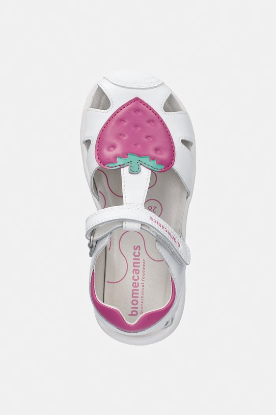 Biomecanics sandali otroški usnjeni bela 262201.28.32