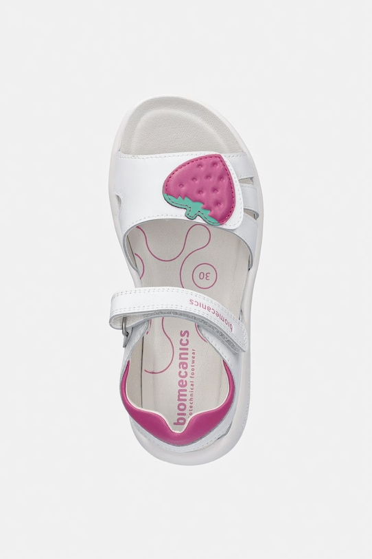 Biomecanics sandały dziecięce skórzane biały 262204.28.33