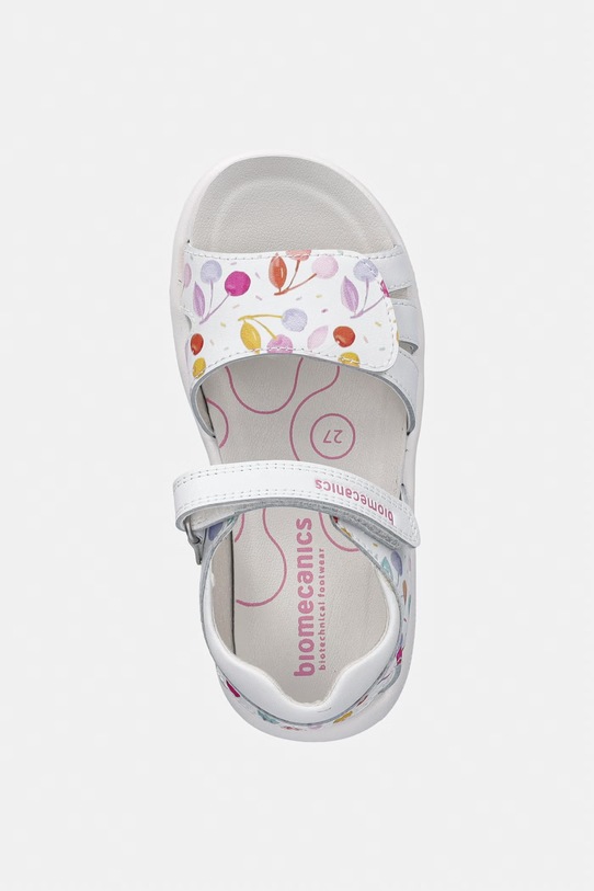 Dětské kožené sandály Biomecanics bílá 262205.24.27