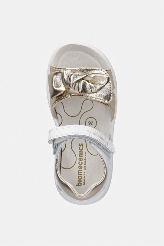 Biomecanics sandali otroški usnjeni bela 262208.24.27