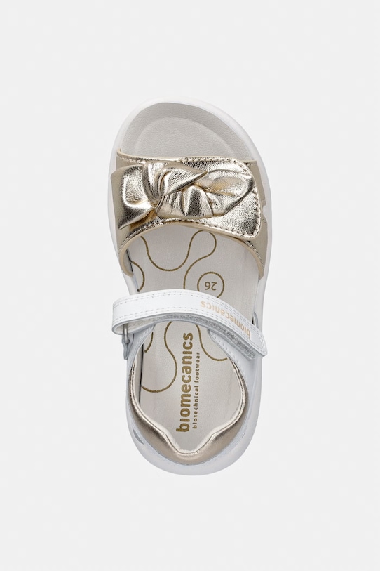 Biomecanics sandali otroški usnjeni bela 262208.24.27
