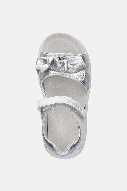 Biomecanics sandali otroški usnjeni srebrna 262208.24.27