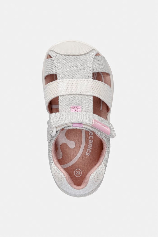 Biomecanics sandały dziecięce skórzane szary 262194.19.23