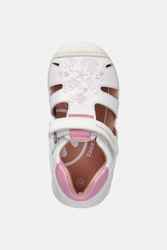 Biomecanics detské kožené sandále biela 262105