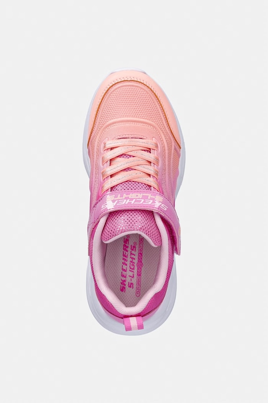 Skechers SKECHERS SOLA GLOW COLOR BR sneakersy dziecięce różowy 303713L
