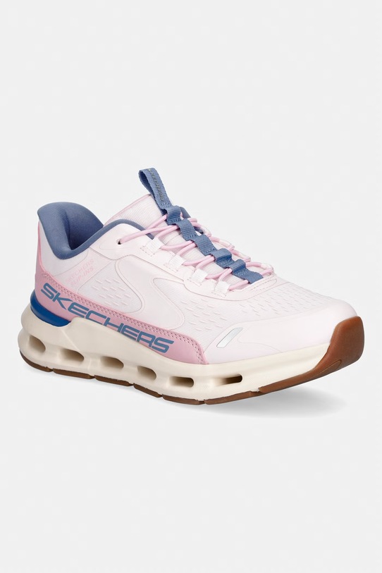 Skechers sneakersy dziecięce GLIDE-STEP + - VISTA LANE syntetyczny różowy 303654L.G