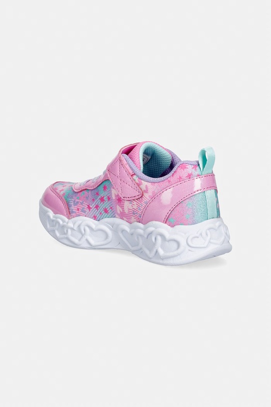 Dievča Skechers INFINITE HEART LIGHTS - HEART tenisky detské 303261N ružová