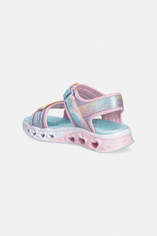 Dziewczynka Skechers sandały dziecięce FLUTTER HEARTS SANDAL - TWILI 303105L multicolor