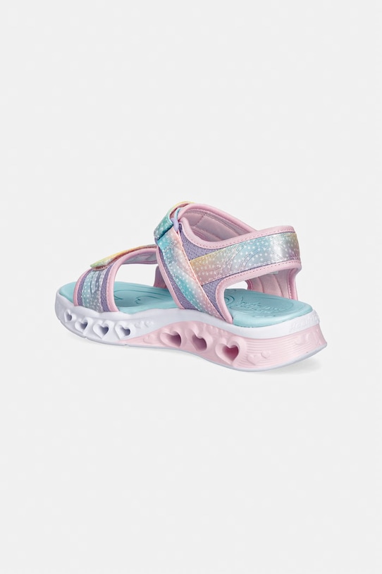 Dziewczynka Skechers sandały dziecięce FLUTTER HEARTS SANDAL - TWILI 303105L multicolor