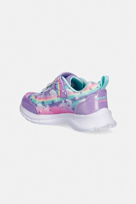 Dziewczynka Skechers JUMPSTERS - CUTIE CRITTERS sneakersy dziecięce 302363L fioletowy